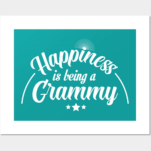 Happiness is Being a Grammy Wall Art by HarlinDesign